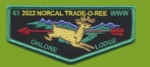 Ohlone Lodge 2022 Norcal TOR flap Pacific Skyline Council #31