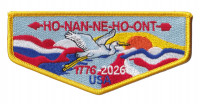 HO-NAN-NE-HO-ONT Lodge Flap 2026 Allegheny Highlands Council #382