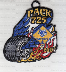 Patch Scan of X166356A PACK 725 PINEWWOD DERBY 2013