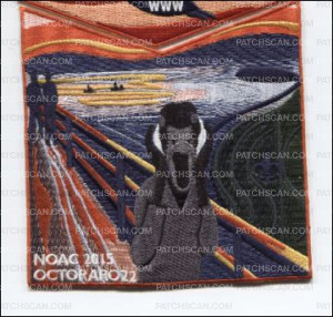 Patch Scan of Octoraro Lodge 22 The Scream pocket