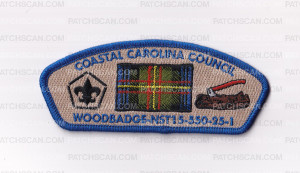 Patch Scan of Coastal Carolina Ccl Wood Badge NST15-550-25-1 CSP