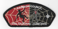 Rainbow Council 2026 NJ Spider JSP Scout rappelling black border Rainbow Council #702
