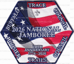 Patch Scan of 485560- 2026 National Jamboree center patch 