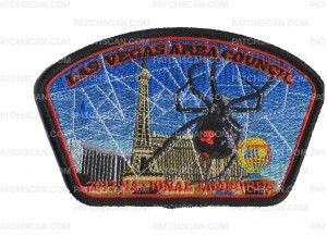 Patch Scan of 2017 National Jamboree - Las Vegas Area Council - Black Widow 