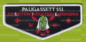 Patch Scan of Paugassett Lodge Flap - SIE White