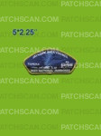 Patch Scan of Jayhawk AC 203 NSJ JSP Topeka gold met bdr