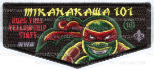 Patch Scan of CTC 2025 FALL FELLOWSHIP STAFF FLAP