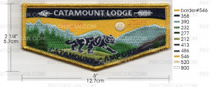 Patch Scan of CATAMOUNT CAMPOREE FLAP