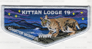 Patch Scan of Kittan Lodge 19 Charter Member flap