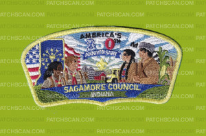 Patch Scan of Sagamore Council  America's 250th