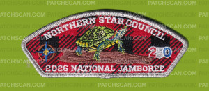 Patch Scan of North Star Scouting 2026 Jamboree (Turtle) Metallic