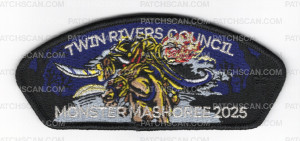 Patch Scan of Twin Ricers Council Monster Mashoree 2025 glow and met threads