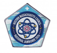 WMC National Jamboree Contingent 2026(Center Doughnut-Silver)(Ghosted #) Western Massachusetts Council #234