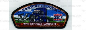 Patch Scan of 2026 National Jamboree CSP Mack Trucks Blue (PO 103912)