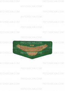 Patch Scan of SHAC Colonneh Lodge GT 2026 Flap (Green/ Green Border)