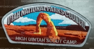 Patch Scan of Utah National Parks Council - Summer Camp CSP