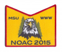 K124541 - Calcasieu Area Council - Quelqueshoe Lodge 166 NOAC Pocket (Red) Calcasieu Area Council #209