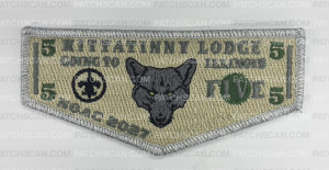 Patch Scan of Kittatinny NOAC Patch - Metallic Border