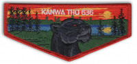 P24968 Kanwa Thos Lodge Standard Issue Flap Three Harbors Council #636