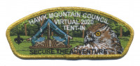 Secure the Adventure (Gold Metallic) Hawk Mountain Council #528