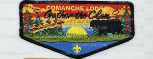 Patch Scan of LPC Comanche Lodge Gather the Clan Sunset Flap