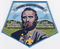 SJAC 2017 Jamboree Center Patch  Virginia Headwaters Council formerly, Stonewall Jackson Area Council #763