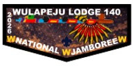 WULAPEJU LODGE 140 2026 NATIONAL JAMBOREE FLAP Blackhawk Area Council #660