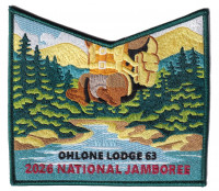 Ohlone Lodge 63 2026 NJ pocket patch green border Pacific Skyline Council #31