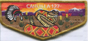 Patch Scan of Cahuilla 127 pocket flap