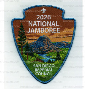 Patch Scan of 2026 National Jamboree Back Patch (PO 103168)