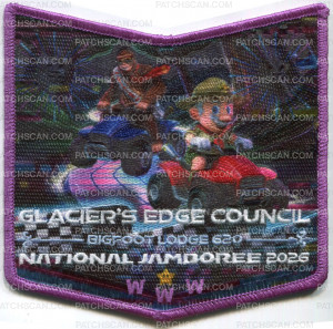 Patch Scan of GEC 2026 NATIONAL JAMBOREE LODGE POCKET