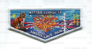 Patch Scan of Kittan Lodge 19 Americlave 2026 Host Lodge flap