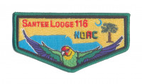 K124576 - PEE DEE AREA COUNCIL - NOAC 2015 FLAP (GREEN) Pee Dee Area Council #552 - merged with Indian Waters Council #553