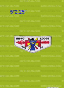 Patch Scan of Ini-To Lodge Flap 2026(Silver Metallic)