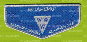 Patch Scan of KU-NI-EH Lodge Flap - Mighty Chief