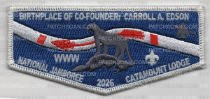 Patch Scan of HNEC JAMBOREE 2025 GLOW LODGE FLAP