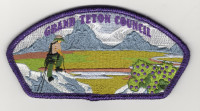 Grand Teton Council Thank You 2026 CSP purple metallic border Grand Teton Council #107