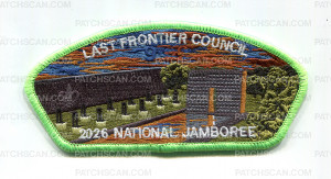 Patch Scan of Last Frontier Council 2026 NJ OKC Memorial JSP lt green bdr