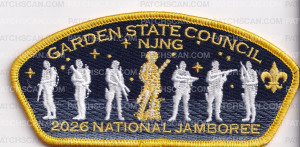 Patch Scan of Garden State Council Jamboree Set