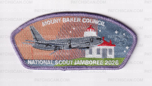 Patch Scan of Mount Baker Council Jamboree Set