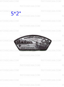 Patch Scan of Sagamore Council 2026 Jamboree - Fishing (Gray)
