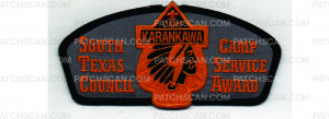 Patch Scan of Camp Service Award CSP (PO 102937)