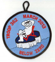 X167037A BELOW ZERO 2013  Troop 362