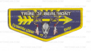 Patch Scan of K123714 - GREATER CLEVELAND COUNCIL - TRIBE OF BEAUMONT FLAP (CHIEF)