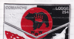 Patch Scan of Comanche Lodge 254 G1 Conclave Pocket Set