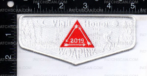 Patch Scan of Greater St. Louis Area Council Order of the Arrow Vigil Honor WOAPINK  2019