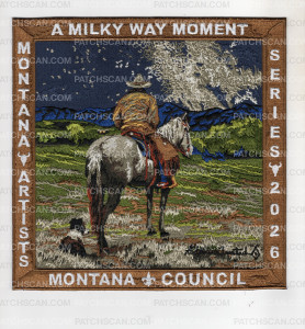 Patch Scan of Montana Artist Series 2026 back patch