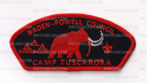Patch Scan of Baden Powell Council CSP ― Camp Tuscarora 2026 "Detective Agency" Theme ― Summer Camp CSP