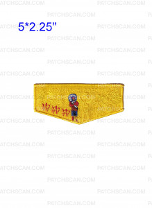 Patch Scan of Louisiana Purchase Council OA Flap 2026(Yellow)