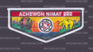 Patch Scan of K123571 - SAN FRANCISCO BAY AREA COUNCIL - ACHEWON NIMAT OA 100TH ANNIVERSARY FLAP